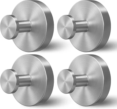 Miniatura 12 de Ganchos de ducha para dentro de la ducha, ganchos de ventosa para ventana de vidrio, ganchos de toalla extraíbles para baños, paquete de 4 (negro)