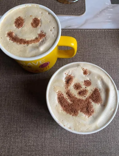 Miniatura 2 de Jarra espumadora de leche espresso, 12 onzas, 20 onzas, taza espumadora de leche de acero inoxidable, con plantillas de decoración de café