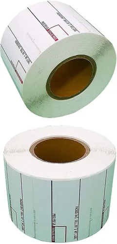 Miniatura 3 de VisionTechShop LST-8010 Etiqueta de escala de impresión, 58 x 40 mm, UPC. 36 rollos por caja. Precio más bajo que 12 rollos. Pruébalo.