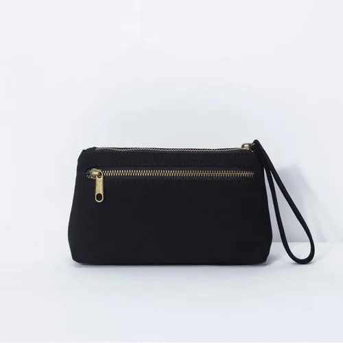 Miniatura 7 de Bolsa de nailon para pulseras de maquillaje, bolsa de pulseras impermeables con bolsillo con cremallera, bolsa para tarjetas de crédito