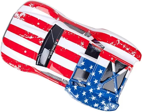 Miniatura 5 de SummitLink Compatible con bandera de cuerpo personalizado estilo estrella de repuesto para automóvil o camión RC escala 1/10 (camión no incluido)