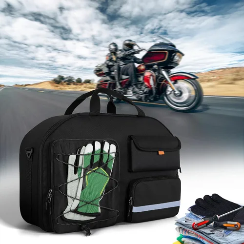 Miniatura 7 de HODRANT Organizador de Paquete de Tour para Motocicleta, Bolsa de Forro de Paquete de Tour Compatible con Harley Davidson Street Glide Electra Glide