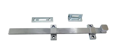 Miniatura 7 de QCAA Perno de superficie resistente, acero, 6", acabado cromado cepillado, 1 paquete, fabricado en Taiwán