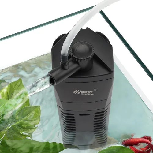 Miniatura 9 de hygger Filtro de esquina para pecera 80GPH para acuario de 5 ~ 10 galones