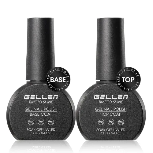 Miniatura 18 de GELLEN Gel constructor de uñas de grado de salón, 5 en 1, sin hema, gel constructor transparente para fortalecedor de ápice de uñas, 0.7 onzas Gel