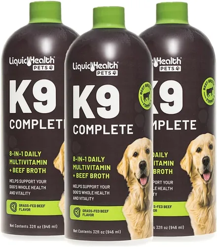 Miniatura 8 de LIQUIDHEALTH Pets K9 - Multivitamínico líquido completo 8 en 1 para perros adultos mayores y cachorros, fórmula completa todo en uno, vitaminas