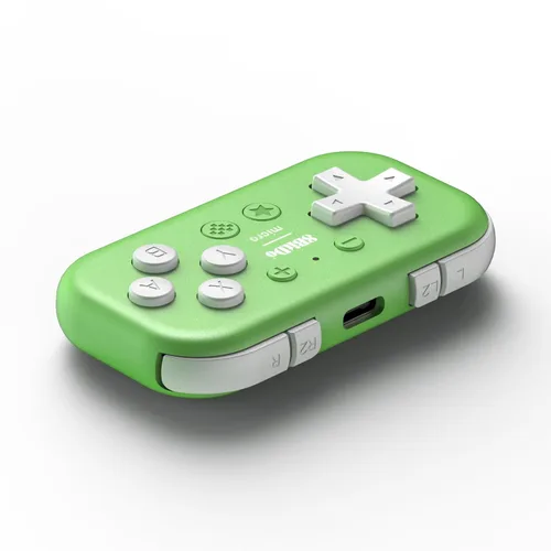 Miniatura 2 de 8Bitdo Micro Bluetooth Gamepad Pocket-sized Mini Controller for Switch, Android, and Raspberry Pi, Supports Keyboard Mode (Blue)