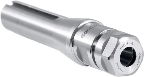 Miniatura 13 de Accusize Industrial Tools Mandril con boquilla Er40 con vástago R8, extremo de barra de tracción -20 de 7/16 '', máximo TIR 0.0002 '' O.D a I.D.