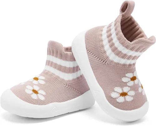 Miniatura 5 de Engtoy Baby Sock Shoes Baby Walking Shoes Infant Non-Slip Breathable Slippers with Soft Rubber Sole Baby Boys Girls Slip On Sneakers