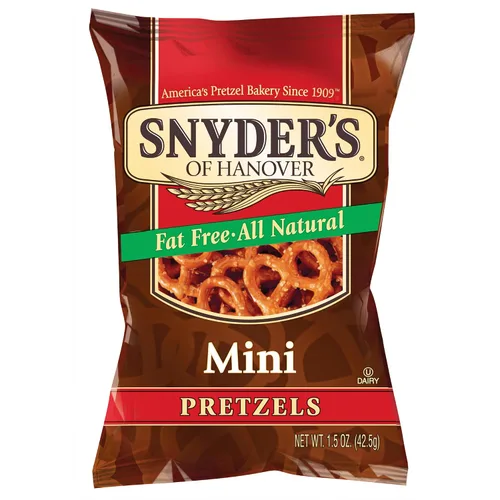 Miniatura 2 de Snyder's - Mini pretzels totalmente naturales sin grasa, 1.5 onzas, paquete de 48