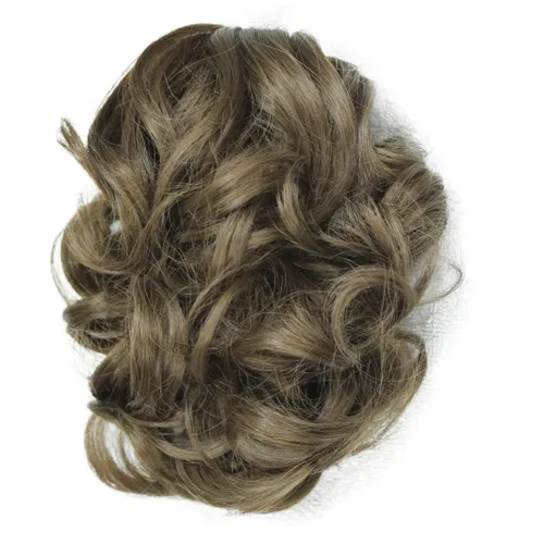 Miniatura 3 de Wiginway Cola de caballo de pelo para mujer, extensiones de cabello ondulado con clip, color marrón dorado rojizo claro # 130 Rojo cobre
