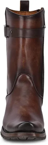 Miniatura 3 de CUADRA Botas urbanas para hombre en piel bovina con cremallera marrón, Marrón