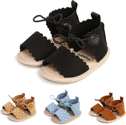 Miniatura 56 de Sandalias de verano para bebés, niñas y niños, unisex, antideslizantes, suela suave, transpirable, para primeros pasos, zapatos de playa al aire