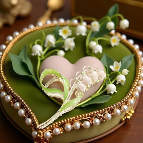 Miniatura 8 de Flor elegante lirio de valle garra de pelo tiburón clip mujeres encanto desgaste captura flor metal horquilla rama hada clips