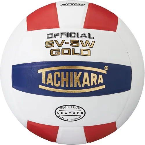 Miniatura 7 de Tachikara SV5W Gold Pelota de vóley premium, de competición, de piel.