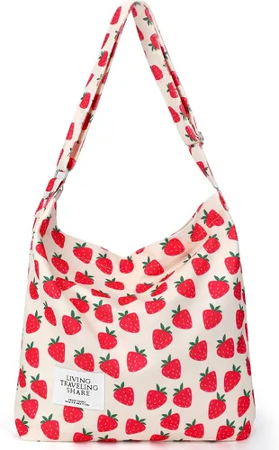Miniatura 24 de Bolsa de lona con diseño de bolsillo externo, aspecto elegante, correa de hombro ajustable