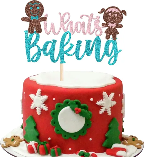 Miniatura 23 de Rsstarxi 1 Paquete Decoración para Pastel Feliz Cumpleaños Jesús con Purpurina Natividad Navidad Palillo para Pastel Decoraciones de Pastel