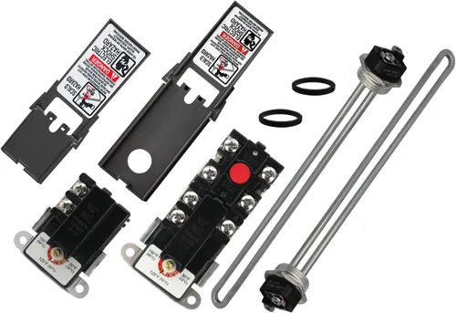 Z ero EWH-02 - Kit de reparación de calentador de agua eléctrico con elementos de 4500 W 240 V y termostatos TOD, superior/inferior, se adapta a