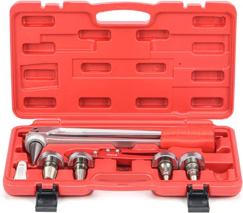 Miniatura 9 de iCrimp Kit de herramientas de expansión manual con cabezales de expansión de rotación automática, herramienta expansora de mango extensible