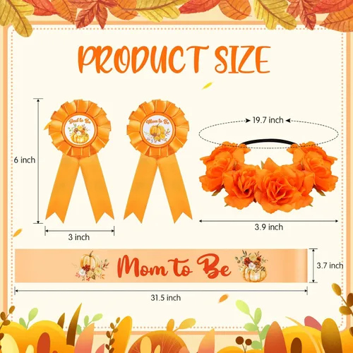 Miniatura 3 de Ceenna Decoración de oso azul para baby shower, banda para mamá y papá, corona de flores para niños, baby shower, revelaciones de género que podemos