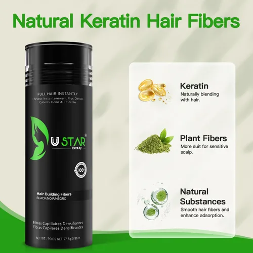 Miniatura 2 de Ustar Fibras abultadas para el cabello Auburn Quality Matches Toppik 0.97 oz 0.97oz
