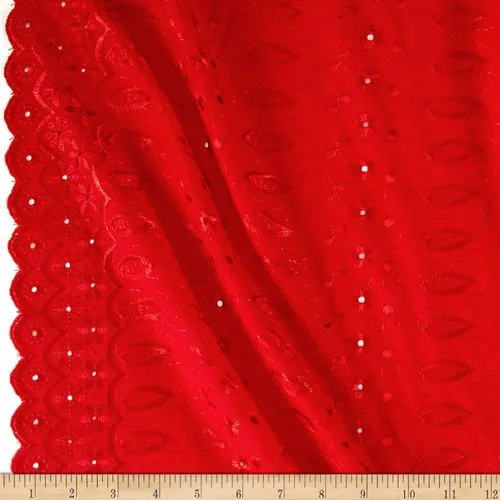 Miniatura 3 de Ben Textiles Inc. Fancy Allover - Ojal azul real, tela por yarda