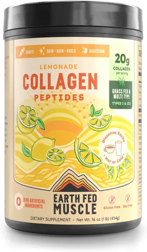 Miniatura 12 de Earth Fed Muscle Péptidos de colágeno de chocolate, certificados por terceros. 0.71 oz de proteína, chocolate, alimentado con hierba, sin OMG, sin