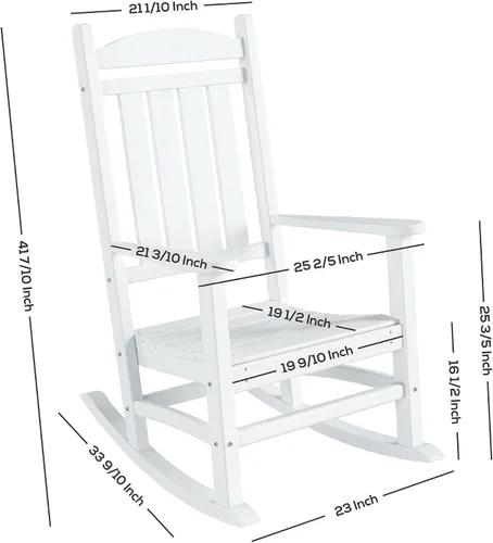 Miniatura 3 de WestinTrends Malibu - Mecedora para exteriores/patio, color lima