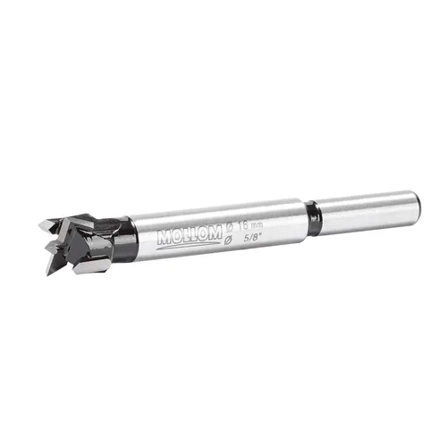 Miniatura 22 de Mollom Broca Forstner de 1/4" (6.3 mm) para carpintería precisa con un grosor de carburo YG8 duradero de 0.063 in, esta herramienta de corte