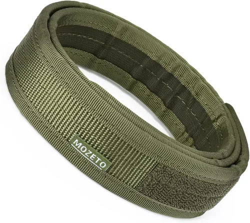 MOZETO Forro interior del gancho de la correa 1.5 pulgadas Policía de nylon debajo de la correa para el deber/utilidad/táctica/correa externa