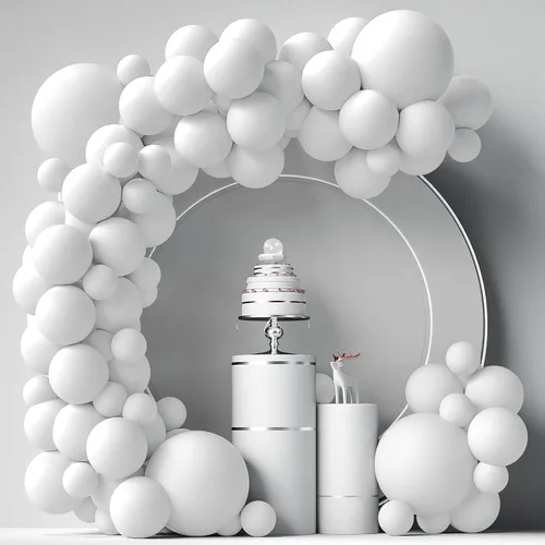 Miniatura 16 de Kit de arco de 84 globos negros, globos de látex negro mate de 5 pulgadas, 12 pulgadas, 18 pulgadas para cumpleaños, baby shower, boda