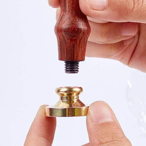 Miniatura 3 de CRASPIRE Sello de Cera de Halloween Cabeza de Sello de Calavera Sellado Cabeza de Sello de Latón Solo Sin Mango para Invitaciones de Boda Sobre