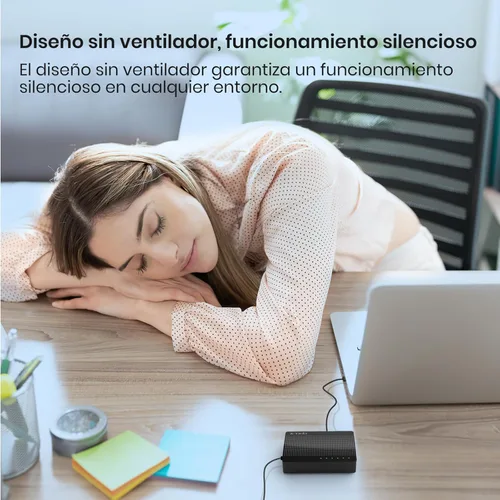 Miniatura 7 de Tenda SG105, conmutador Gigabit de 5 puertos, interruptor Ethernet doméstico no administrado, divisor Ethernet de oficina, Plug & Play, estuche