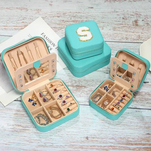 Miniatura 7 de Regalos de cumpleaños para mujeres, juego de 2 piezas de joyería de viaje, regalos de viaje, regalos para amigas, regalos personalizados, regalos
