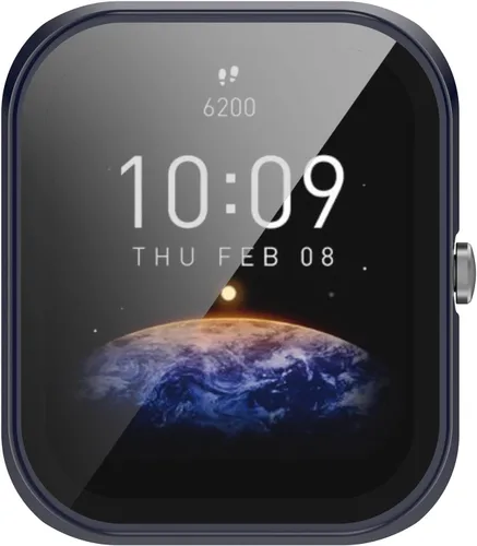 Miniatura 4 de Funda de reloj compatible con Amazfit Bip 3/Bip 3 Pro, impermeable, ultrafina, duradera, funda protectora con vidrio templado para Amazfit Bip 3/Bip