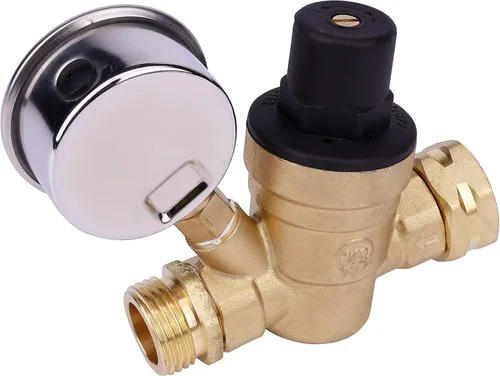 Miniatura 8 de Regulador de presión de agua para autocaravana con medidor ajustable de manguera de agua de 3/4 pulgadas, regulador de presión de agua