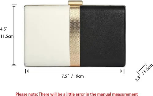 Miniatura 5 de CARIEDO Bolso de mano de noche para mujer, bolso cruzado para boda, bolso de novia para cóctel, fiesta, baile de graduación