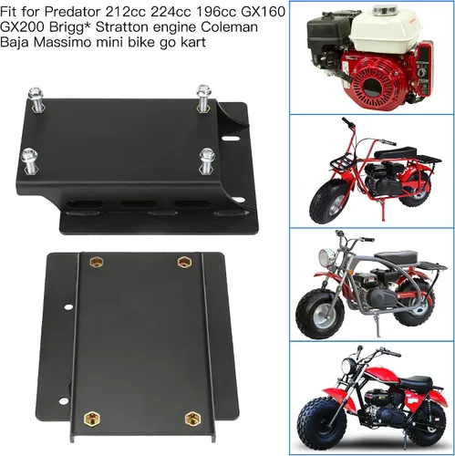 Miniatura 4 de YOXUFA Kit de Placa de Elevación de Convertidor de Par para Motor de Motor Reemplazo para Predator 212cc 224cc 196cc 6.5hp Coleman CT200U BT200X