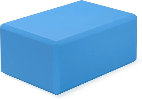 1 paquete de bloques de yoga de espuma grandes de 9 x 6 x 4 pulgadas, bloque de pilates resistente, bloque de entrenamiento, ladrillo de yoga de