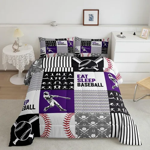 Miniatura 26 de Eat Sleep - Juego de edredón de natación para niños y niñas, ropa de cama temática de natación, juego de cama de natación, juego de deportes Nadar 03