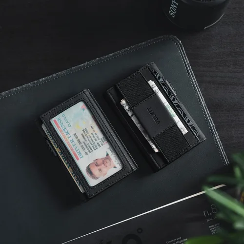 Miniatura 4 de VULKIT Cartera desplegable delgada VC310, Negro -, Minimalista