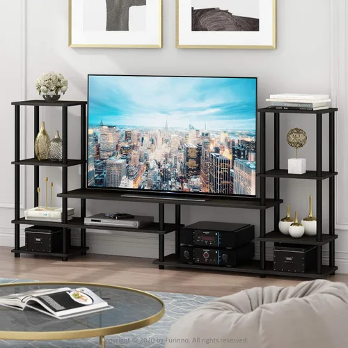 Miniatura 68 de Furinno 11191BK THE Centro de Entretenimiento Soporte para TV, Negro