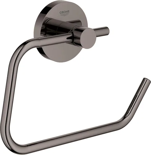 Miniatura 7 de GROHE 40689001 Essentials - Soporte para papel higiénico montado en la pared, color cromado Starlight Estrella Cromo Claro