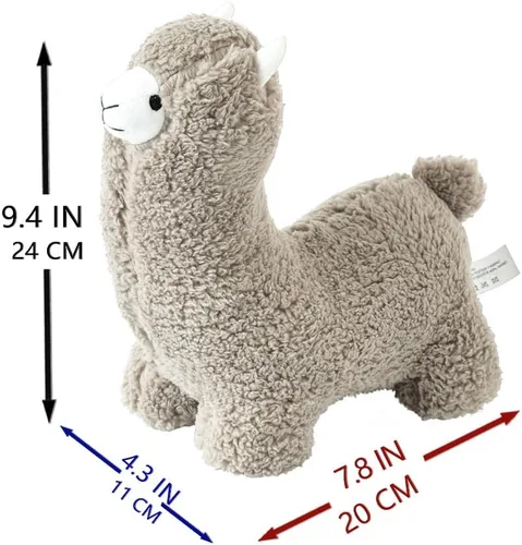 Miniatura 3 de Marwood Lindo tope de puerta decorativo para el hogar y la oficina, tope de puerta interior con peso de alpaca de tela de animal de peluche Gorra