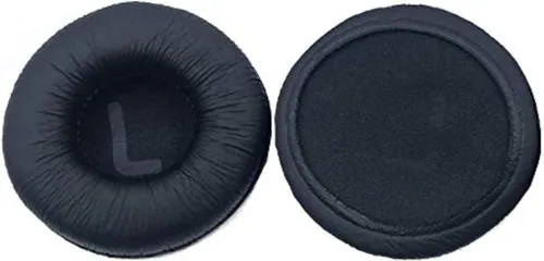 VEKEFF Tune600 - Almohadillas de repuesto para audífonos JBL T500BT T450 T450BT JR300BT para auriculares de 2.756 in (negro)