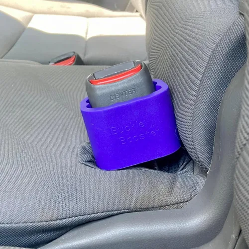 Miniatura 6 de Hebilla de cinturón de seguridad sin BPA (paquete de 2) – Eleva tus cinturones de seguridad para un fácil acceso – Hace que los receptáculos