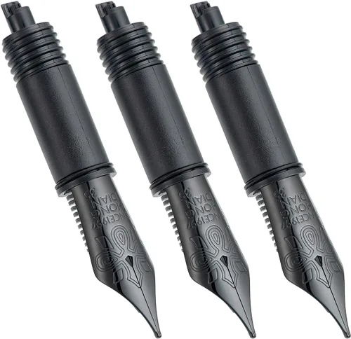 Miniatura 3 de Juego de 3 plumas estilográficas Hongdian (extrafino, fino y mediano) para 1860 Max, 1837, 660, CA35, WA35, N2, N23 y N8 reemplazado con sección