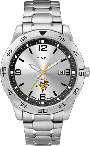 Miniatura 5 de Timex Tribute Reloj de cuarzo para hombre Citation de 42 mm con correa de acero inoxidable