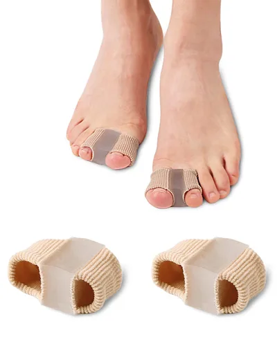 Miniatura 5 de Golbylicc Separadores de Dedos del Pie para Juanetes para Dedos Superpuestos Mujeres Hombres, Espaciadores de Dedos del Pie de Gel Corrector de Paq