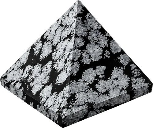 Miniatura 36 de Piedras Curativas de Cristal de Pirámide de Cuarzo Claro de Amazing Gemstone - Figura de Gran Pirámide de 2" de Piedra Natural para Meditación